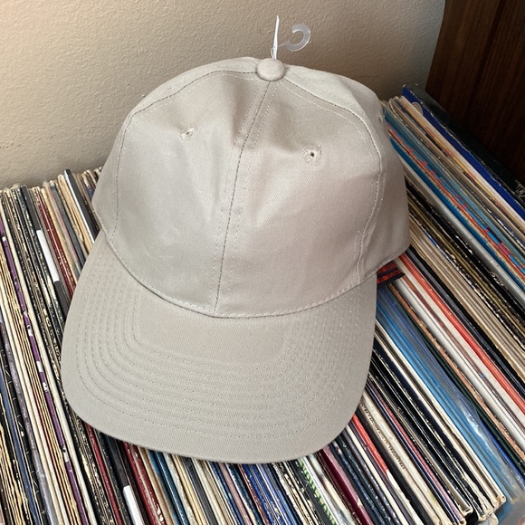 2 Unisex Classic Navy Blue + Tan Baseball Hats Cap NWT - Picture 11 of 16